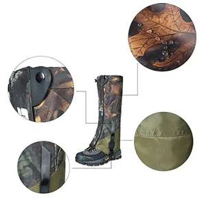 Chaqueta de Caza de Invierno Portátil, Impermeable, de PVC, con Forro Polar, Diseño Oxford 620D, Protección Contra Arena, para Senderismo y Caminatas - Product Image 3