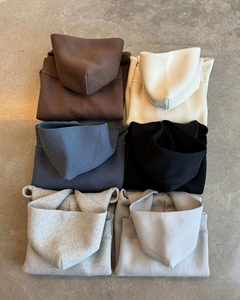 Vente en gros de haute qualité 100% coton couleur unie coupe régulière sans piqûre brodé perlé pull à capuche pour unisexe automne - Product Image 2