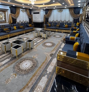 Conjunto de Sala de Estar Tradicional Árabe Majlis |   Tela Modular Extensible y Plegable con Diseño Acolchado |   Antiguo |   Personalizable |   Envío Gratuito a Todo el Mundo - Product Image 1