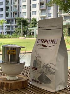 DHPONE Grains de café Arabica Robusta torréfiés moyennement/fondus, mélangés, 500g, emballés avec valve de dégazage unidirectionnelle, haute qualité, directement du producteur - Product Image 5