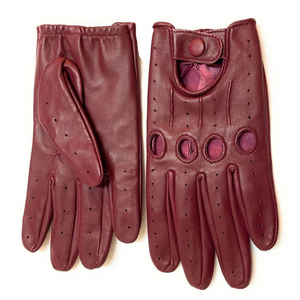 Guantes de conducción transpirables antideslizantes de seguridad deportiva cómodos de dedo completo de cuero más vendidos - Product Image 1