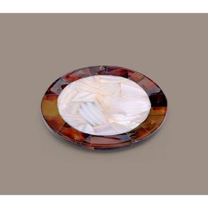 White Marble Coaster Semi Precious Stones Floral Inlay Handmade Work Marble Pattern Coasters Absorbent Stone Coaster - Product Image 6