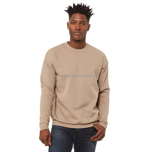 Sweatshirts à col rond 100% coton avec logo personnalisé vert fluo pour hommes de grande taille - Product Image 6