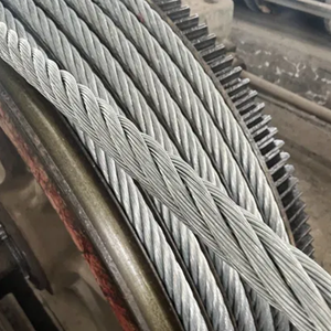 Fornitura Diretta dalla Fabbrica: Cavo in Acciaio Zincato 6x36SW+IWRC per Ascensori e Applicazioni Marine - Product Image 2