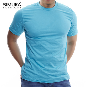 T-shirt en coton à épaules tombantes, col rond, manches courtes, élégant, grande taille, écologique et respirant pour hommes, exporté du Bangladesh - Product Image 6