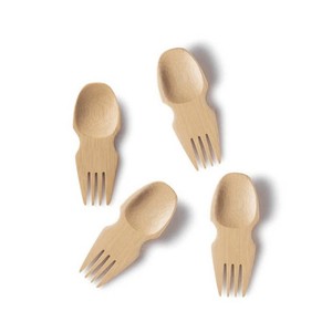 Precio competitivo Spork natural versátil al por mayor sporks de bambú para postre y fruta - Product Image 6