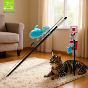 Durable <b>Interactive</b> Plush <b>Cat</b> <b>Toy</b> Wholesale Pet Supplies for Indoor <b>Cats</b> Movement & Entertainment - Product Image 3