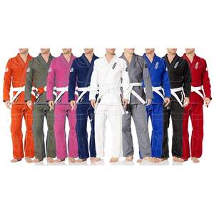ชุดเครื่องแบบ BJJ GI สำหรับผู้ชายผู้หญิงชุดกิโมโนผ้าฝ้ายหดได้ชุดยิวบราซิลมีหลายสี - Product Image 6