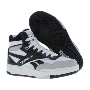 Zapatillas Reebok BB 4000 II Mid PS para Niños, Color: Blanco/Negro/Gris Puro, Talla 2, 100% Auténticas - Product Image 5