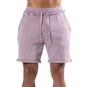 2025 Factory Direct <b>Men's</b> High Street Acid Wash Quick Dry Sweat <b>Shorts</b> Breathable New Fashionable Design Plus Size Option OEM - Product Image 4