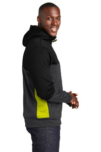 Sweat-shirt à capuche athlétique personnalisé de haute qualité Tailles personnalisées Vêtements de sport Fit Hoodie Tech Fleece Colorblock Full-Zip Hooded Jacket - Product Image 3