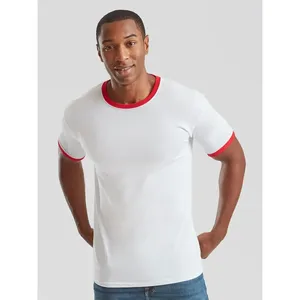 Valueweight Custom Promotional <b>Ringer</b> <b>T</b>-<b>Shirt</b> for Merchandising - Product Image 5