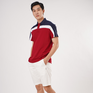 2025 Venta caliente hombres Polo con una tapeta de botón poliéster Spandex polos personalizados uniformes ropa de hombre Vietnam mayorista - Product Image 1