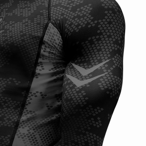 Vente en gros Gardes de compression pour hommes Couleur noire personnalisée à manches longues Protection contre la course à pied jiu jitsu kimono/kimono de jiu jitsu - Product Image 2