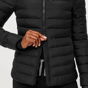 Veste matelassée en duvet avec logo personnalisé, vestes respirantes pour hommes, avec toutes les couleurs disponibles à bas prix - Product Image 4