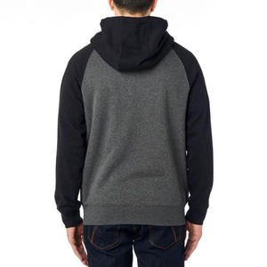 Sweat-shirt décontracté respirant à manches longues en coton avec fermeture éclair Sweats à capuche lourds pour homme - Product Image 2