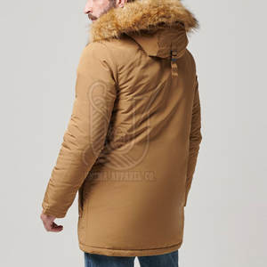 Services OEM, parka d'hiver pour homme à capuche, logo personnalisé de haute qualité, respirant, séchage rapide, nouveau design - Product Image 6