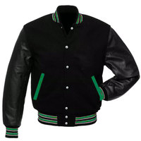 Veste universitaire sur mesure Shahid-Syed pour hommes grandes tailles, en tissu polyester/coton, doublure polaire respirante pour l'hiver, vente en gros