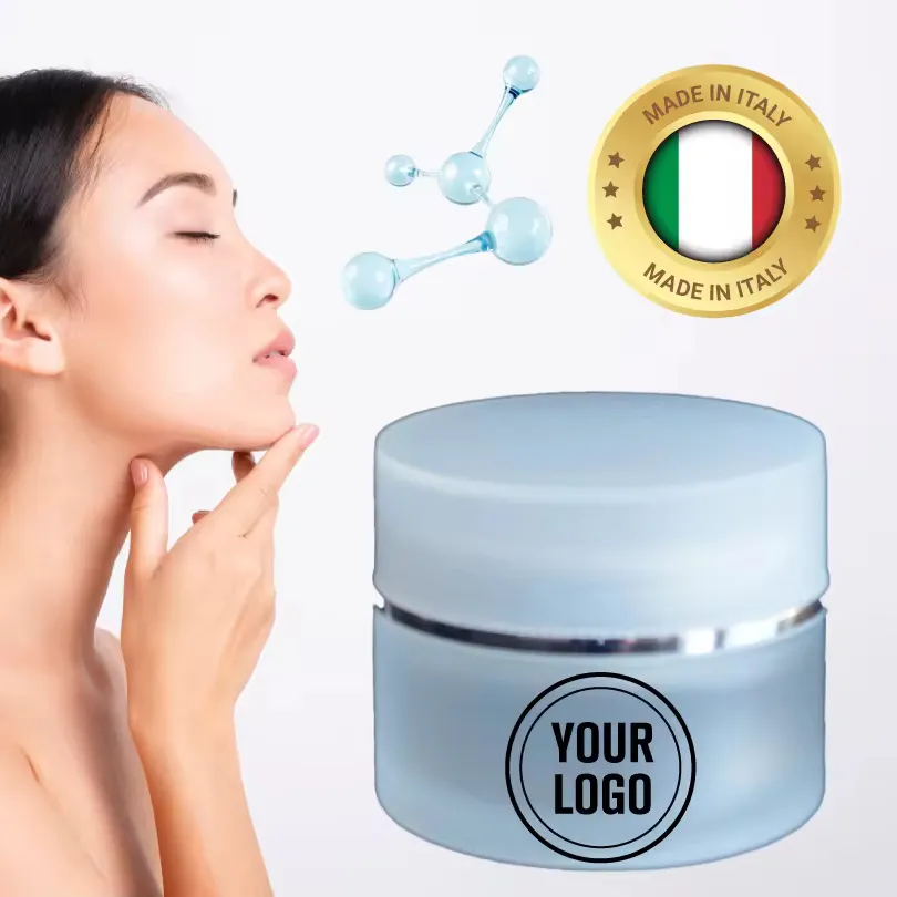 Crema facial antiedad de la mejor calidad italiana Reduce los signos de la edad ÁCIDO HIALURÓNICO Y PHYTOLIFTING Uso diurno y nocturno