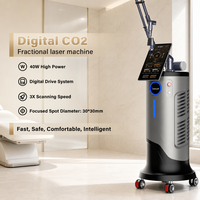 Mesin Laser CO2 Fraksional Tabung Logam RF 1200W dengan Sistem Penggerak Digital Perfectlaser 40W, Layar Sentuh HD Kelas Medis 15,6 Inci