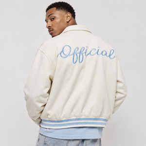Wholesale Custom Logo Vintage Streetwear Embroidery Sports Loose Unisex Letterman Bomber <strong>Baseball</strong> VARSITY <strong>Jacket</strong> <strong>for</strong> <strong>Men</strong> - Product Image 3