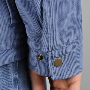 Men's Corduroy Fabric <b>Work</b> <b>Jacket</b> 100% Cotton Solid Color Men <b>Canvas</b> <b>Work</b> wear <b>Jacket</b> Heavy-Duty Zip Up Men <b>Jacket</b> - Product Image 6