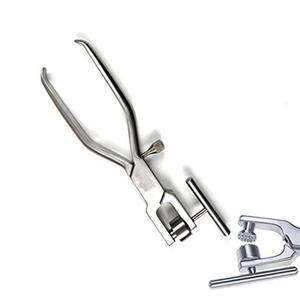 Instrumentos de implante dental Manual de alta calidad de 17 cm 100%, trituradora de huesos y molino dorado CE ISO aprobado - Product Image 1