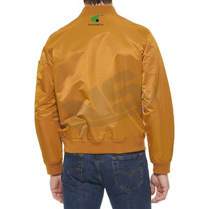 Blouson Bomber en Toile pour Homme, Couleur Unie, Col Rabattu Personnalisé, Chaud et Tendance pour l'Hiver, Vente Flash - Product Image 5