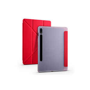 Étui Premium pour Samsung Galaxy Tab S7 T870 avec support pliable et emplacement pour stylet - Fabriqué en cuir PU et PC - Product Image 1