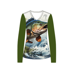 2025 nouveau Logo Anti-UV personnalisé UPF 50 chemises de Performance de pêche à manches longues pour les femmes séchage rapide respirant vêtements de pêche d'été - Product Image 6