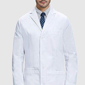 Blouses de laboratoire d'hôpital 100% coton, uniformes, blouses médicales pour hommes et femmes, blouses de laboratoire unisexes, uniforme d'infirmière, uniforme de pharmacie - Product Image 2