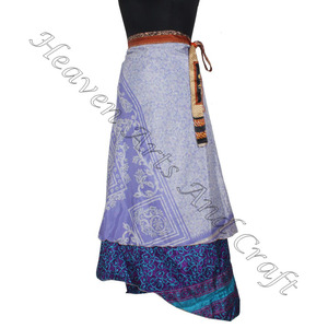 ใหม่กระโปรงคลุมชายหาดผ้าพันริมชายหาดผ้าพันรอบยาวและยาวของอินเดียแบบกลับด้านได้ - Product Image 3