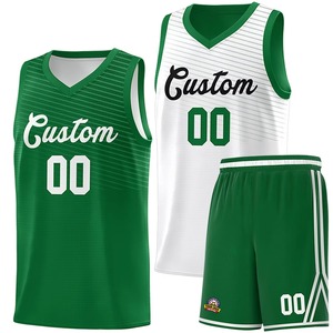 Wholesale OEM High Quality Unisex Basketball Jersey Uniforms Set Printed Sportswear in Plus Size Polyester - Product Image 1