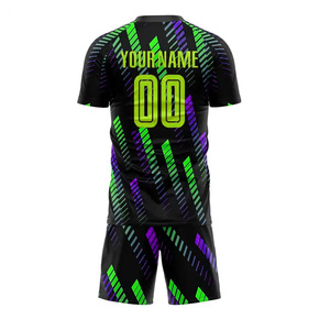 ชุดเสื้อเจอร์ซีย์ฟุตบอลเสื้อฟุตบอลแบบมีความยั่งยืนระบายอากาศได้ดีเยี่ยม - Product Image 3