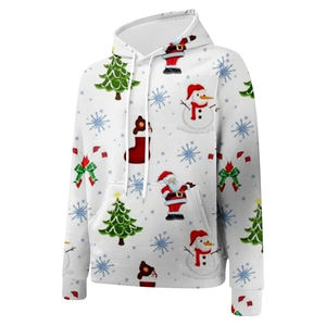 Survêtement de Noël sur mesure OEM ODM, ensemble deux pièces en polaire doux, streetwear pour fête d'hiver - Product Image 3