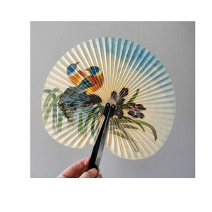Productos ecológicos, Natural abanico de papel artesanal, abanico artesanal colorido, abanico a buen precio para comprador - Product Image 1