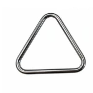Anillos Triangulares de Acero Inoxidable de Fábrica, Metal Pulido sin Costuras para Accesorios de Cocina, Embalaje en Caja - Product Image 1