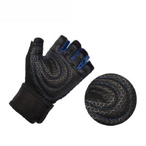Gants de musculation en cuir synthétique sur mesure avec service OEM Gants de musculation pour poignet Gants d'entraînement croisé fabriqués au Pakistan - Product Image 3