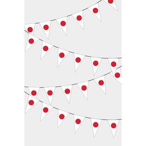 Japanese Triangular Flag <b>Banners</b> for Party Decorations - Product Image 1