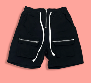 Pantalones Cortos Cargo para Hombre Lynx, Nylon 240g, No Tejido, Cintura Media, Múltiples Bolsillos, Cierre de Cremallera Frontal, Logotipo, Casual, para Uso en Exteriores, En Stock - Product Image 3