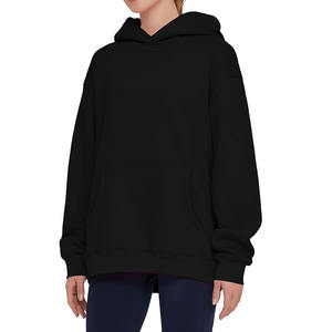 Conjunto de 2 Piezas de Sudadera con Capucha Larga Personalizada de Alta Calidad para Mujer, Pantalones Deportivos, Sudadera de Forro Polar, Sudadera Extra Grande de Invierno para Mujer - Product Image 5