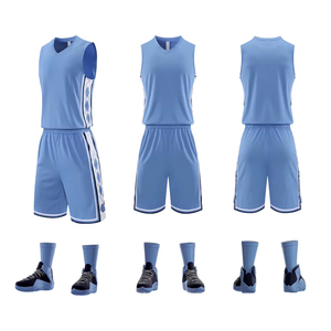 Meilleur prix respirant 100% polyester vêtements de football uniforme de basket-ball régulier GSM uniforme de basket-ball imprimé sublimé complet - Product Image 2