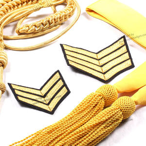 Bordado Rango Chevron Parches Bordado Sargento Chevron Uniforme Parches - Product Image 6