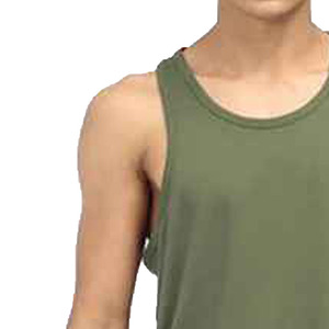 Nouvelle arrivée du fabricant Taille XL Qualité supérieure 100% Coton Maillots de sport Style décontracté Couleur unie Débardeurs pour hommes Raisonnable - Product Image 5