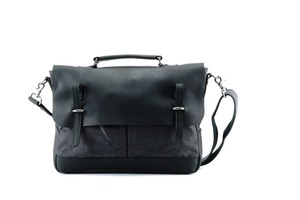 Canvas <b>Messenger</b> <b>Bag</b> With Leather Flap and Pullover Close Durable & Stylish Gift for Him CLB-0044D - Product Image 6