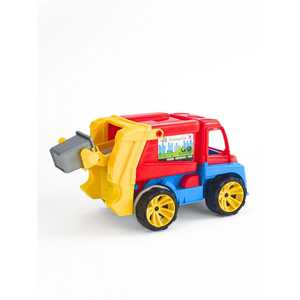 City <b>Garbage</b> <b>Truck</b> <b>Toy</b> Friction-Powered Plastic Car with Detachable Dustbin for Boys - Product Image 2