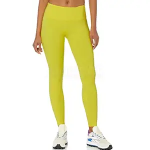 Legging olahraga untuk wanita, legging mulus kebugaran olahraga pakaian Gym elastis tinggi untuk obral Online