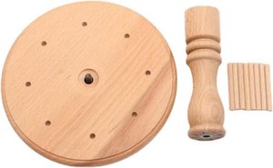 En bois 8 bobine porte-fil fil support crochet outil laine cordon organisateur stockage tricot broderie emmêlement fil distributeur - Product Image 5