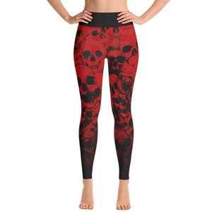 Leggings deportivos de cintura alta con control de abdomen y compresión para mujer, conjunto de pantalones de yoga para gimnasio. - Product Image 3