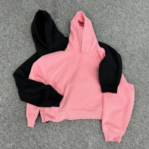 Sudadera con capucha de gran tamaño con logotipo personalizado, Sudadera con capucha Boxy Fit Boxy de algodón cepillado de gran tamaño French Terry Vintage 340 Gsm, Sudadera con capucha Boxy - Product Image 1